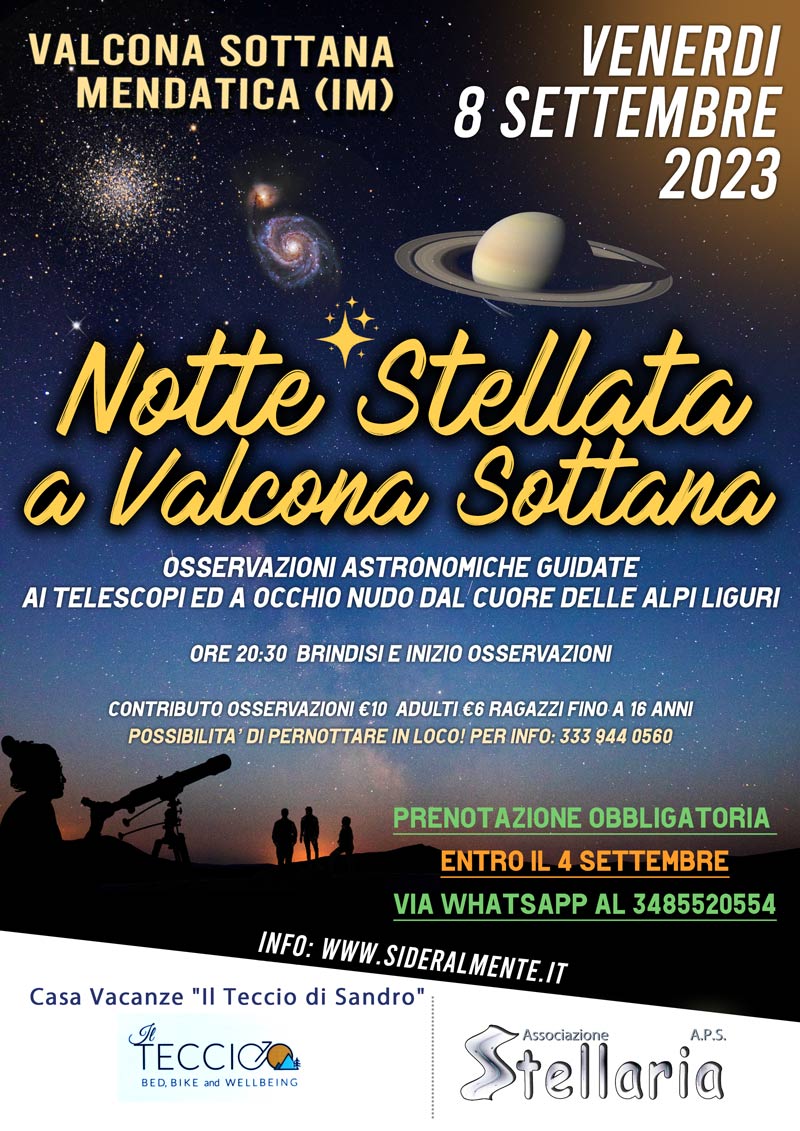 Notte Stellata a Valcona Sottana